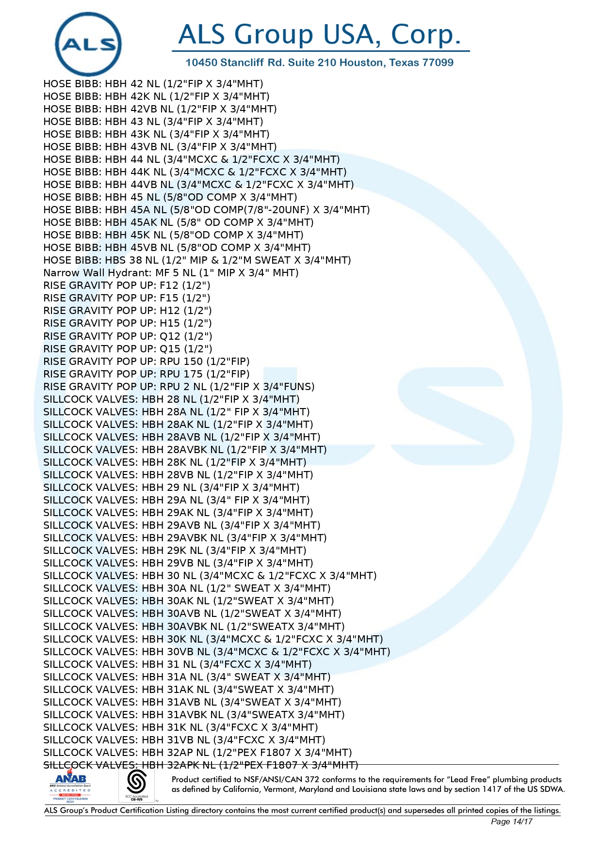 NSF_ANSI_CAN 61-9-14