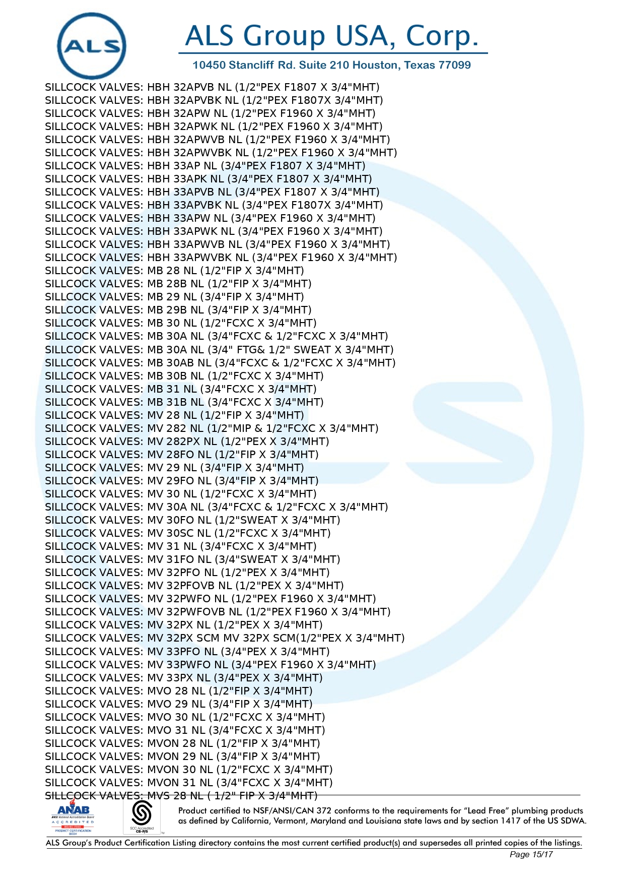 NSF_ANSI_CAN 61-9-15