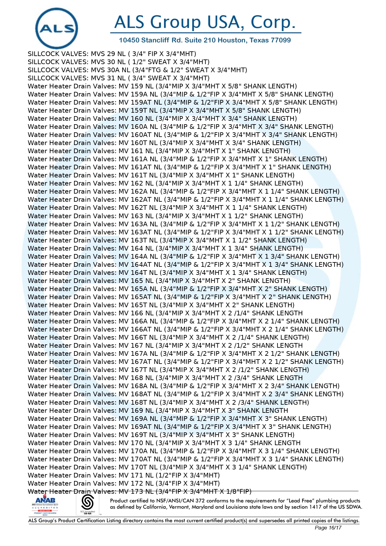 NSF_ANSI_CAN 61-9-16